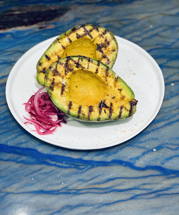 grilled desbry avocado