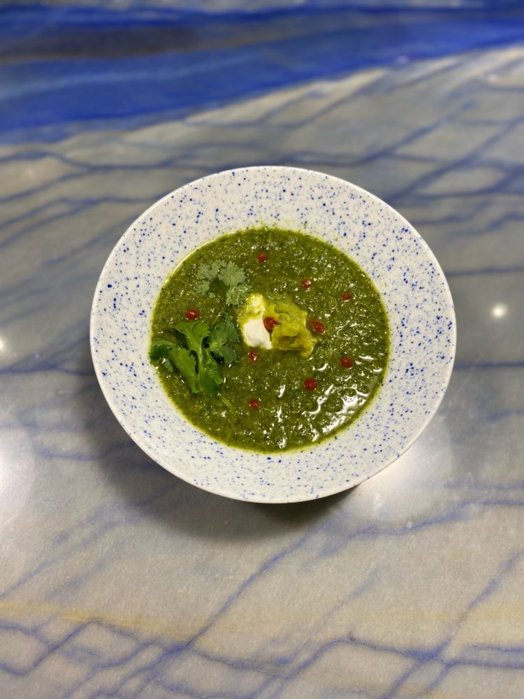 Cilantro Spinach Soup