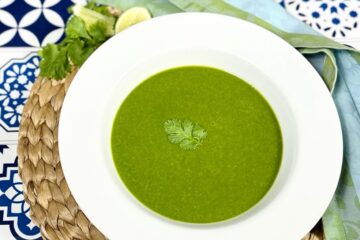 Cilantro Spinach Soup Recipe