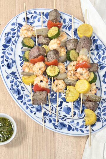 Beef and Shrimp Skewers Recipe