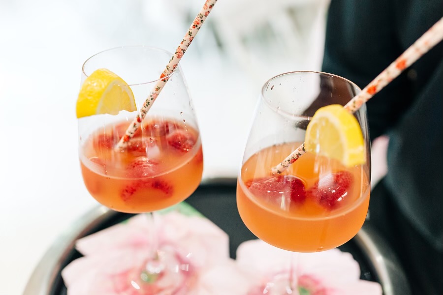 guava strawberry rose sangria