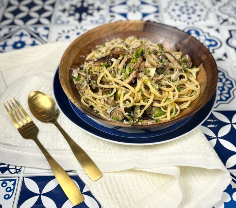 Truffle Mushroom Pasta - Abuela's Cuban Counter