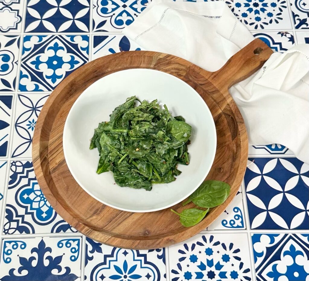 Air Fryer Spinach Recipe