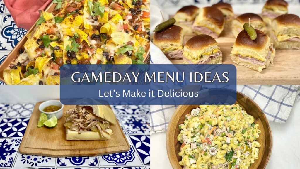 gameday menu ideas