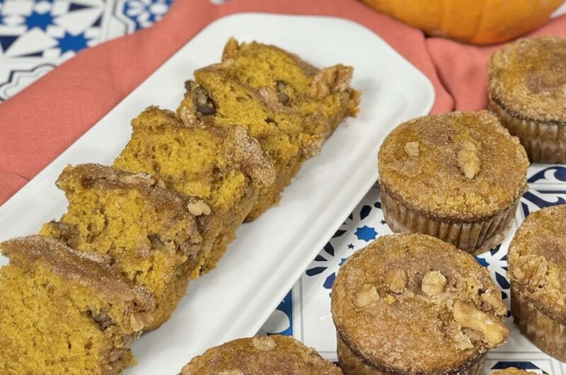 Cinnamon Sugar Pumpkin Muffins 