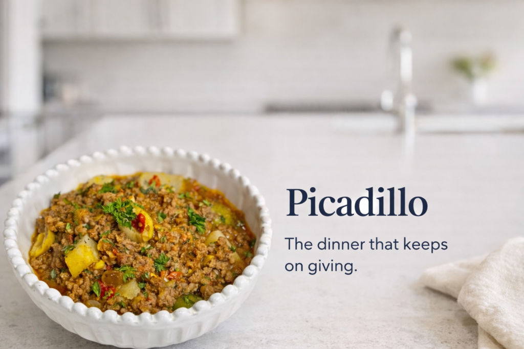 cuban picadillo and all the leftover ideas