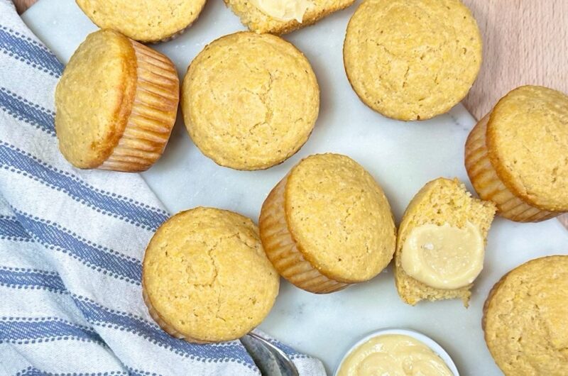 Cornbread Muffins with Honey Butter