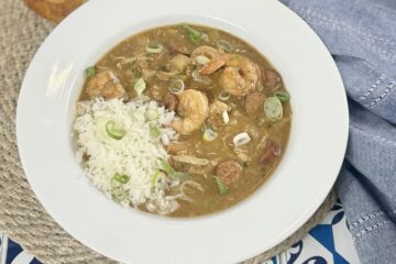 Chicken Sausage and Shrimp Gumbo