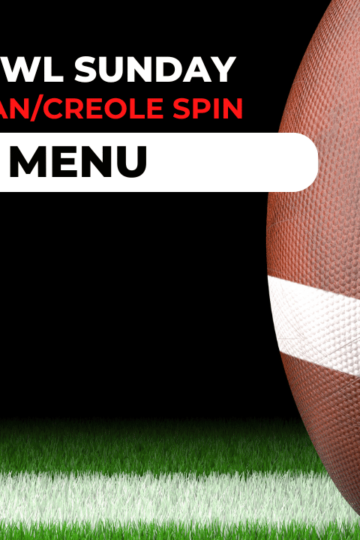 SUPER BOWL SUNDAY Menu Ideas