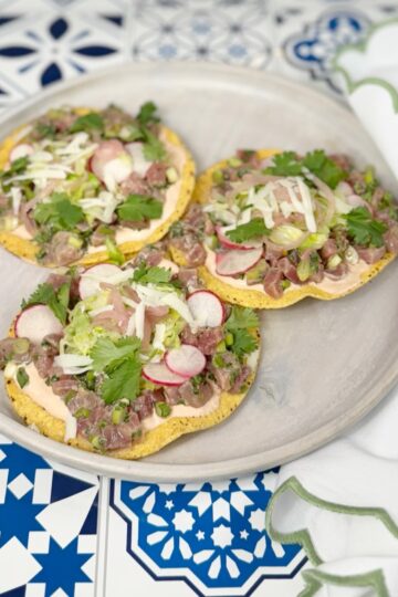 Quick Tuna Tostadas Recipe