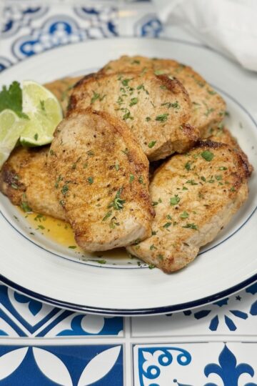 air fryer cuban pork chops recipe
