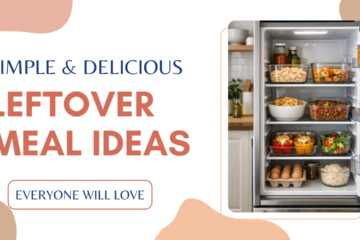 Stuffed peppers are one of the easiest ways to turn leftovers into a complete, satisfying meal. Use what you already have — leftover rice, picadillo, shredded chicken, or even shrimp — and pack it into peppers with a little cheese on top. Bake until tender, and you’ve got something that feels intentional, not thrown together. leftover meal ideas everyone will love