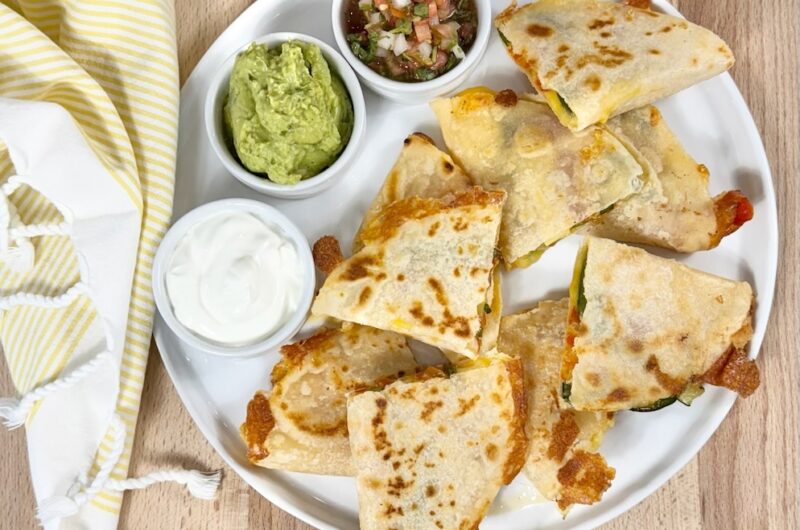 Easy Quesadillas (Perfect for Using Leftovers)