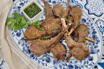 lamb chops with mint chimichurri recipe