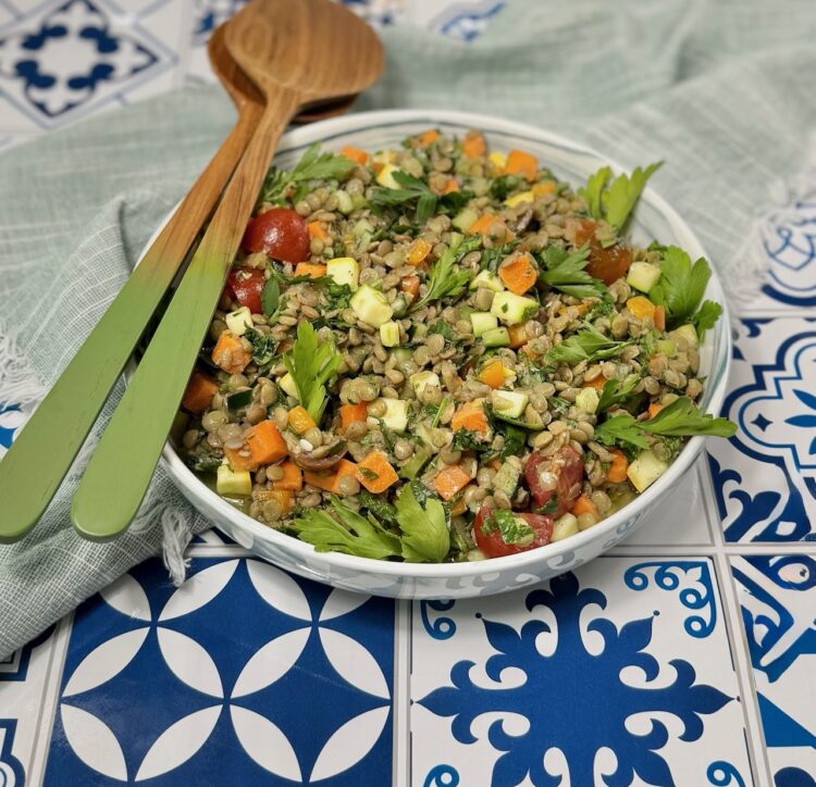 easy lentil salad recipe