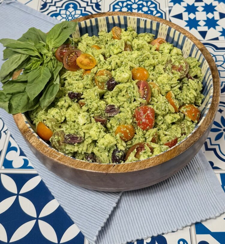 pesto orzo salad recipe