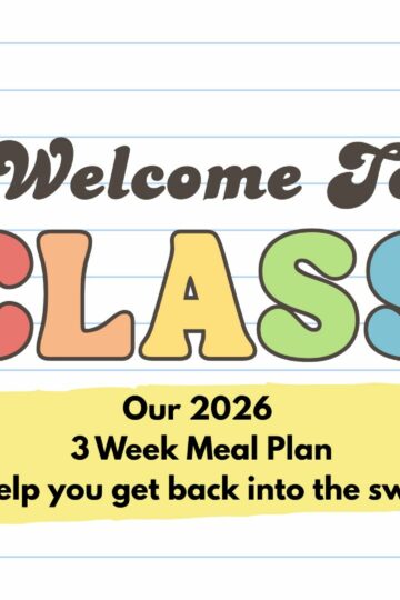 2026 Back to School Dinner Ideas